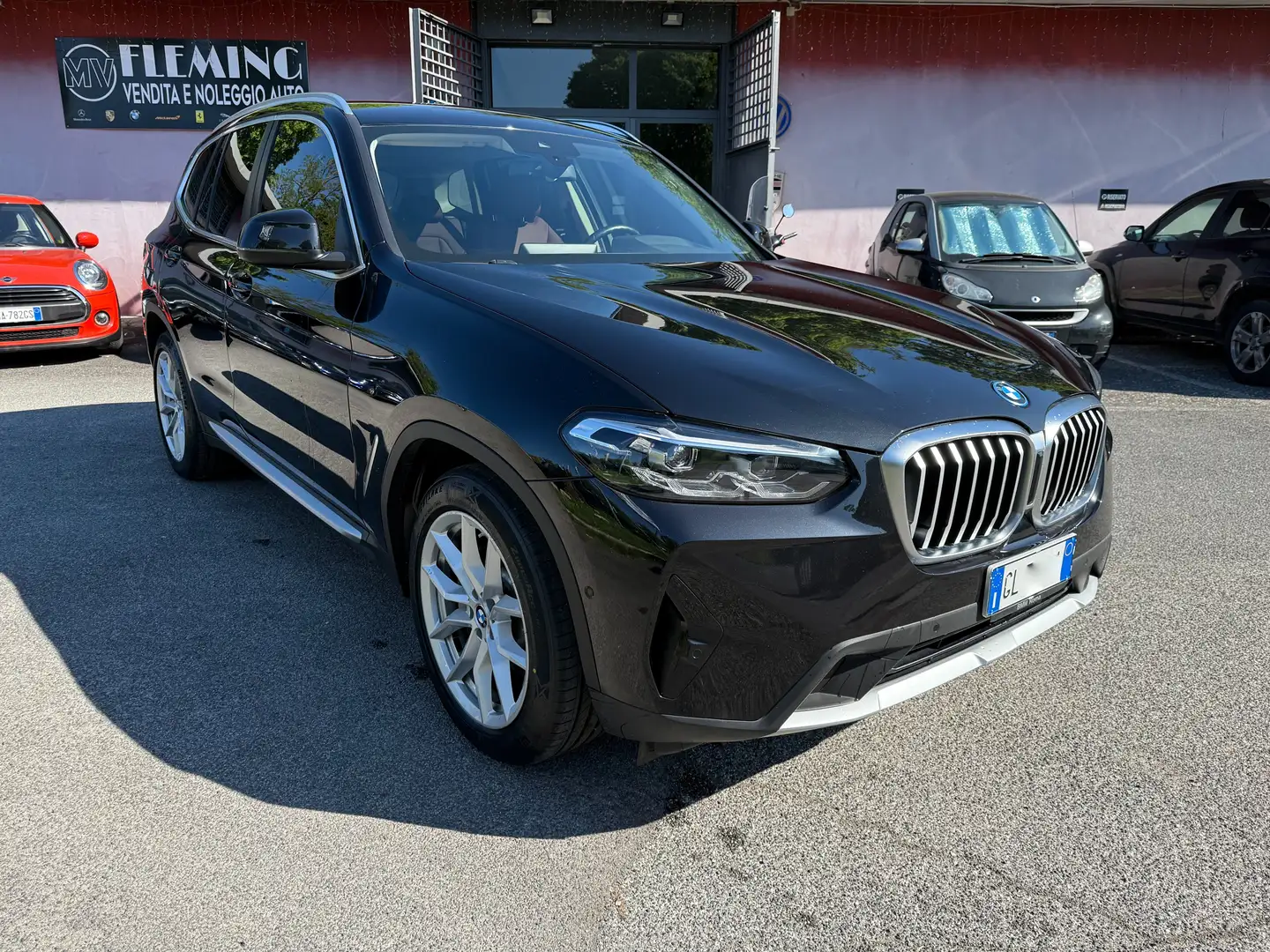 BMW X3 Xdrive30e Xline Plug-In Hybrid Italiana Uff. Zwart - 2