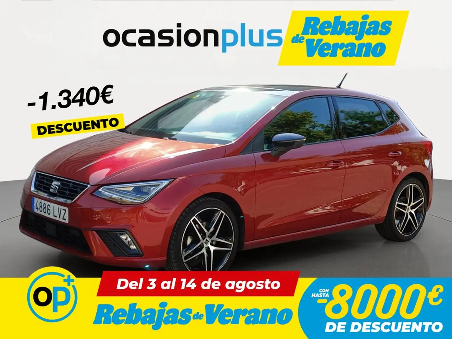 SEAT Ibiza 1.0 TSI S&S FR 110 Rojo - 1