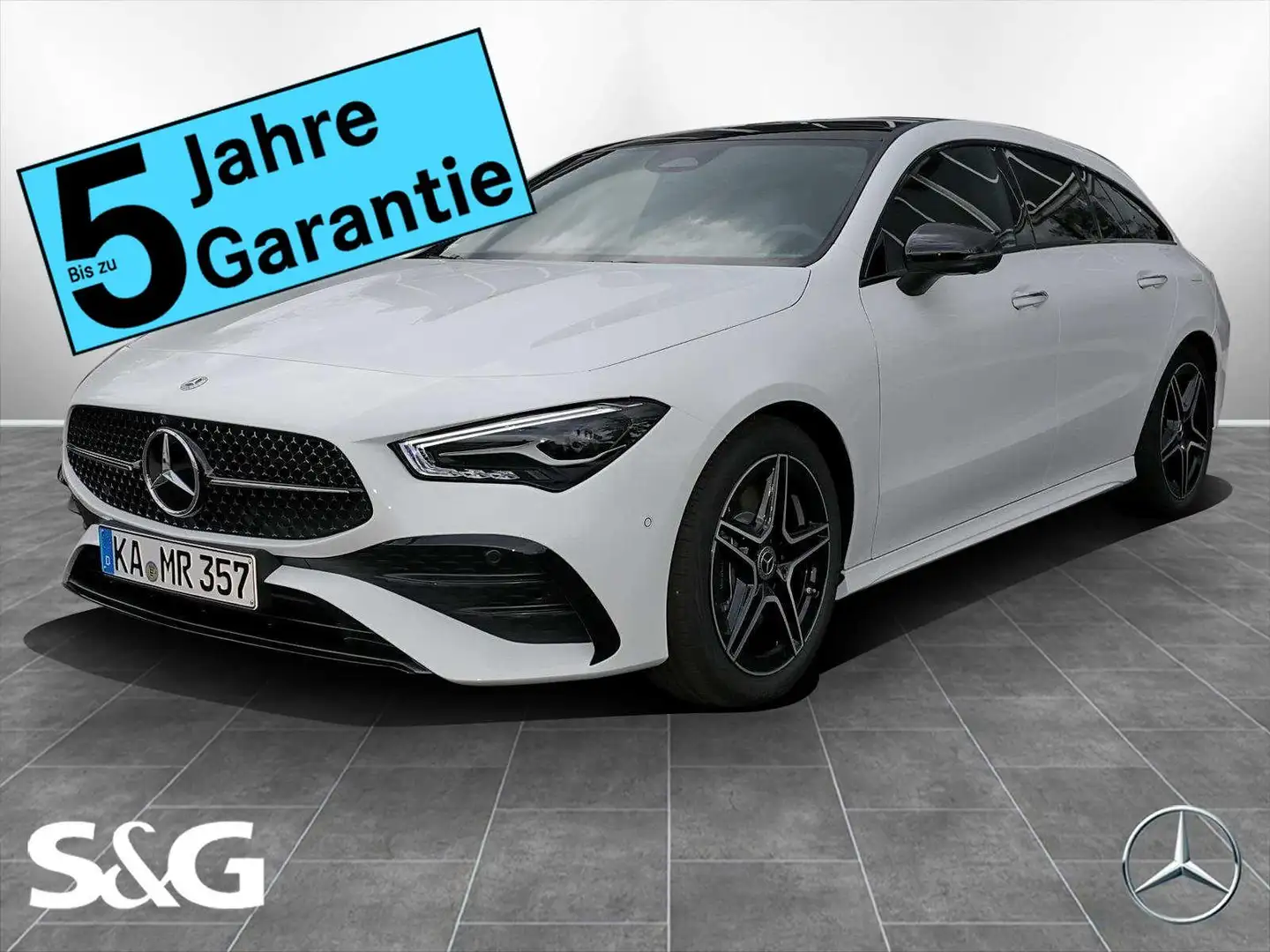 Mercedes-Benz CLA 250 4M AMG 360°+Pano+AHK+18" White - 1