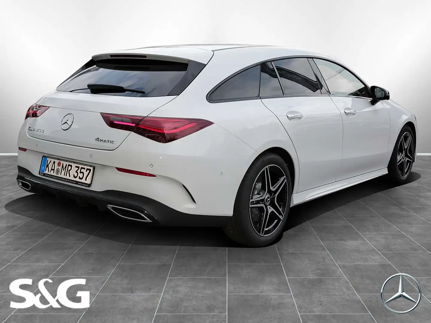 Mercedes-Benz CLA 250 4M AMG 360°+Pano+AHK+18" Weiß - 2