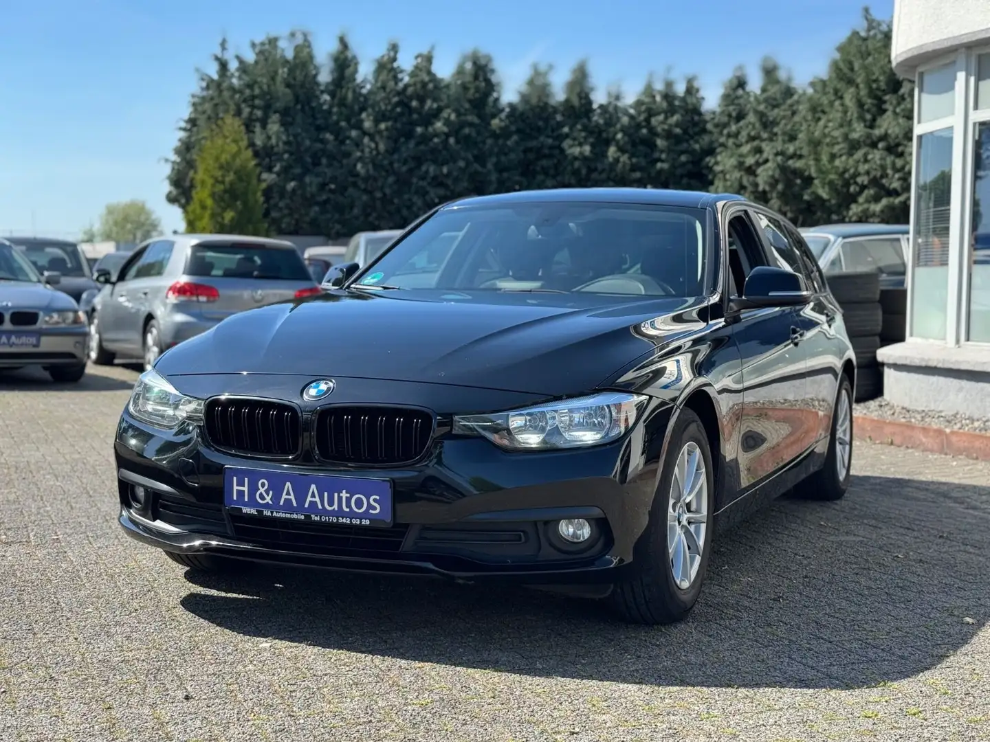 BMW 316 Baureihe 3 Touring 316 d Advantage Noir - 2