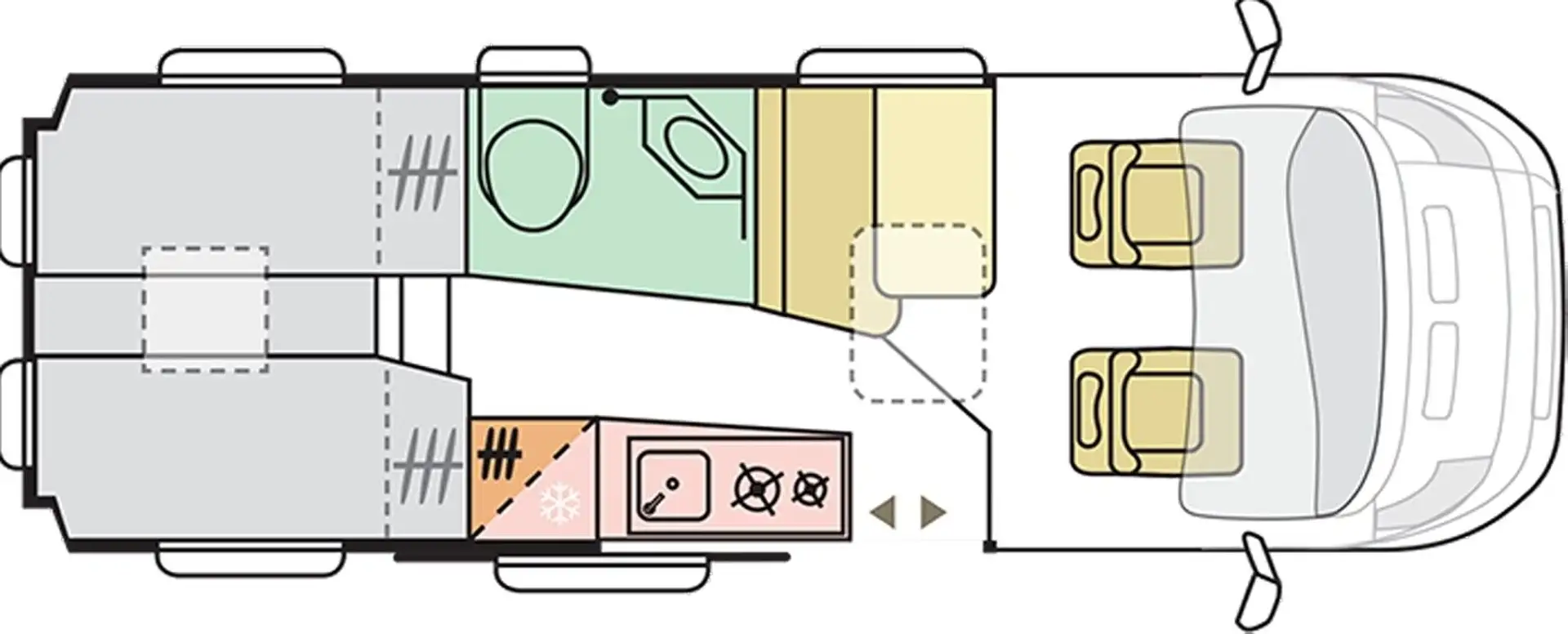 Adria Twin 640 SLB 60Y Jubilee Silber - 2