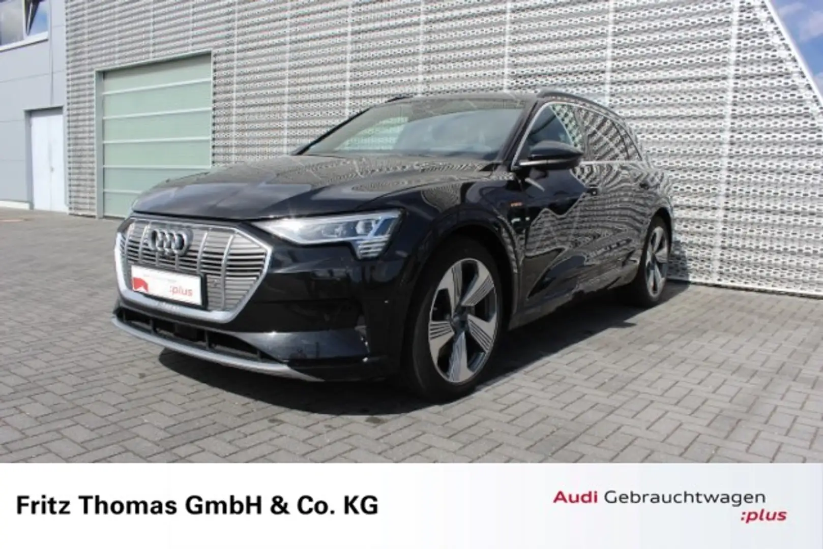 Audi e-tron 55 quattro advanced MLED Navi HuD Pano Klima Navi Schwarz - 1