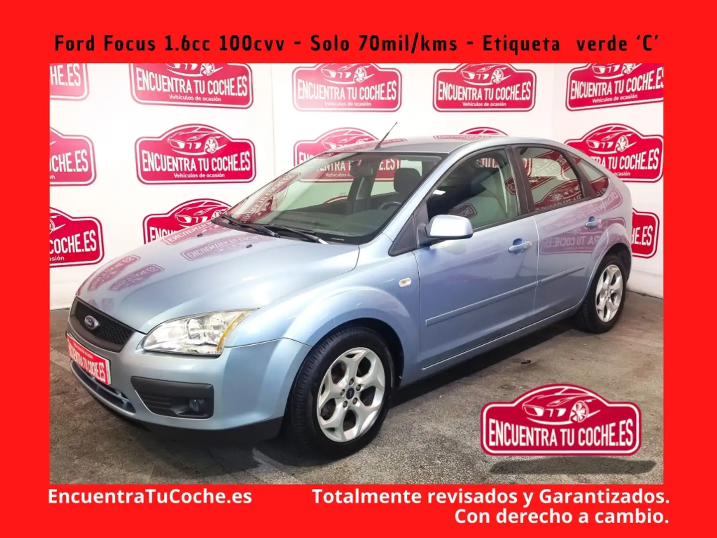 Ford Focus 1.6 Trend Bleu - 1