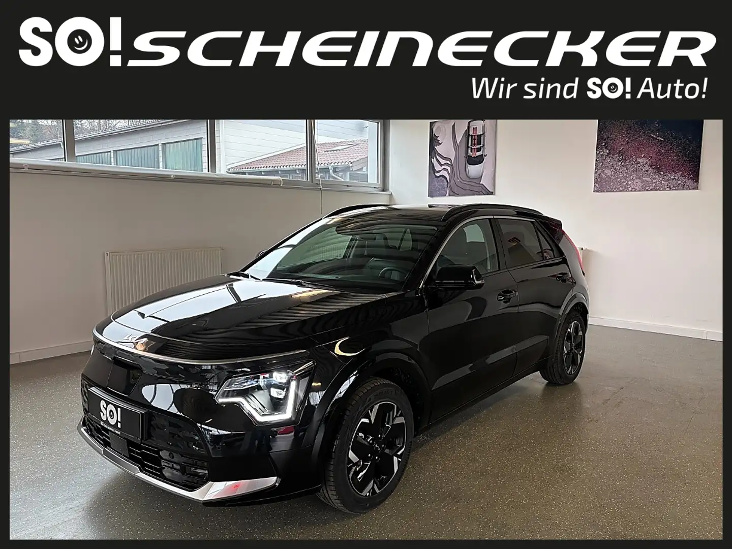 Kia e-Niro Niro EV Long Range 64kWh Gold Aut. Schwarz - 2