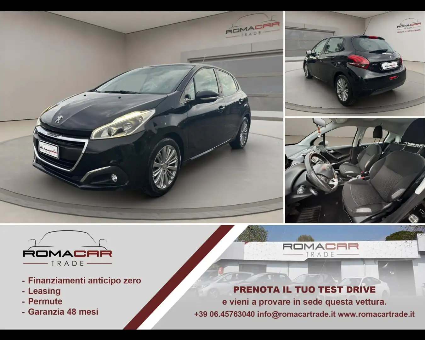 Peugeot 208 1° serie - PureTech 82 5p. GPL Access Czarny - 1