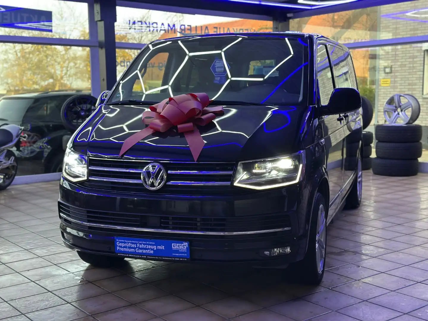 Volkswagen T6 Transporter T6 Multivan Highline 4Motion*BHD FZG*STHZ*TEMP* Bleu - 2