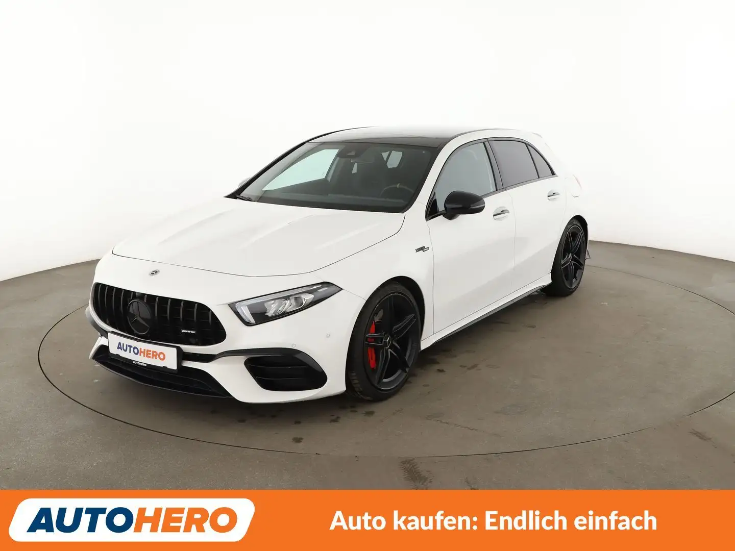 Mercedes-Benz A 45 AMG A 45 AMG S 4Matic Aut.*NAVI*LED*TEMPO*CAM*PDC*SHZ* Blanc - 1