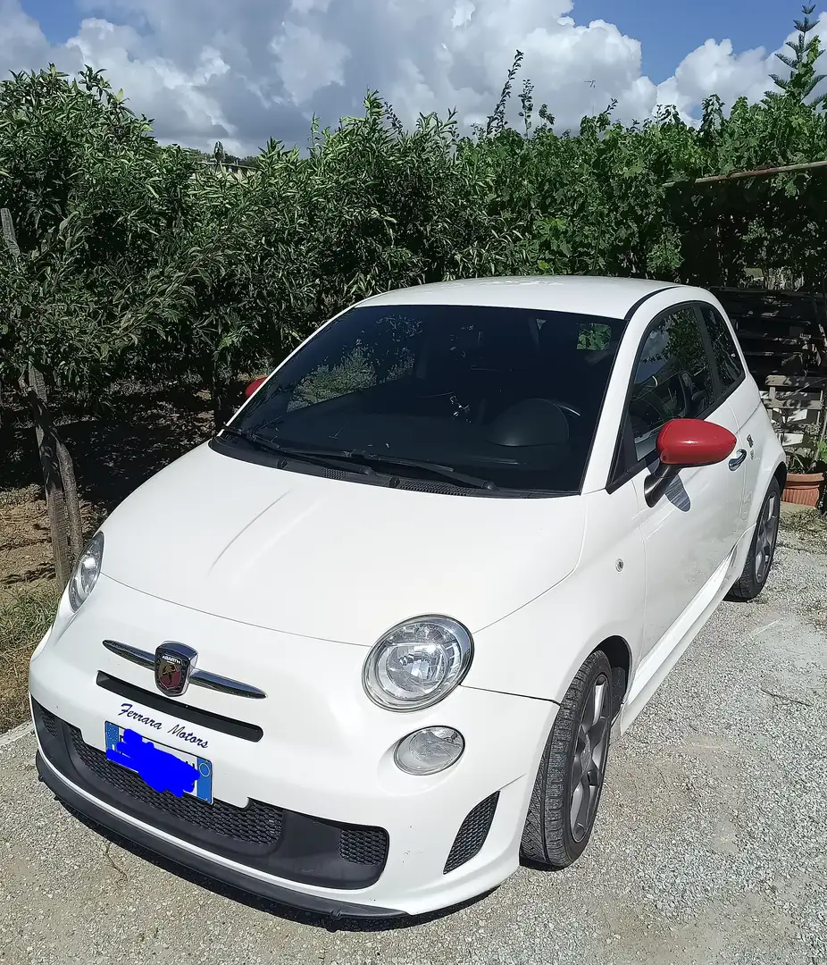 Fiat 595 Abarth Turbo benzina Blanc - 1