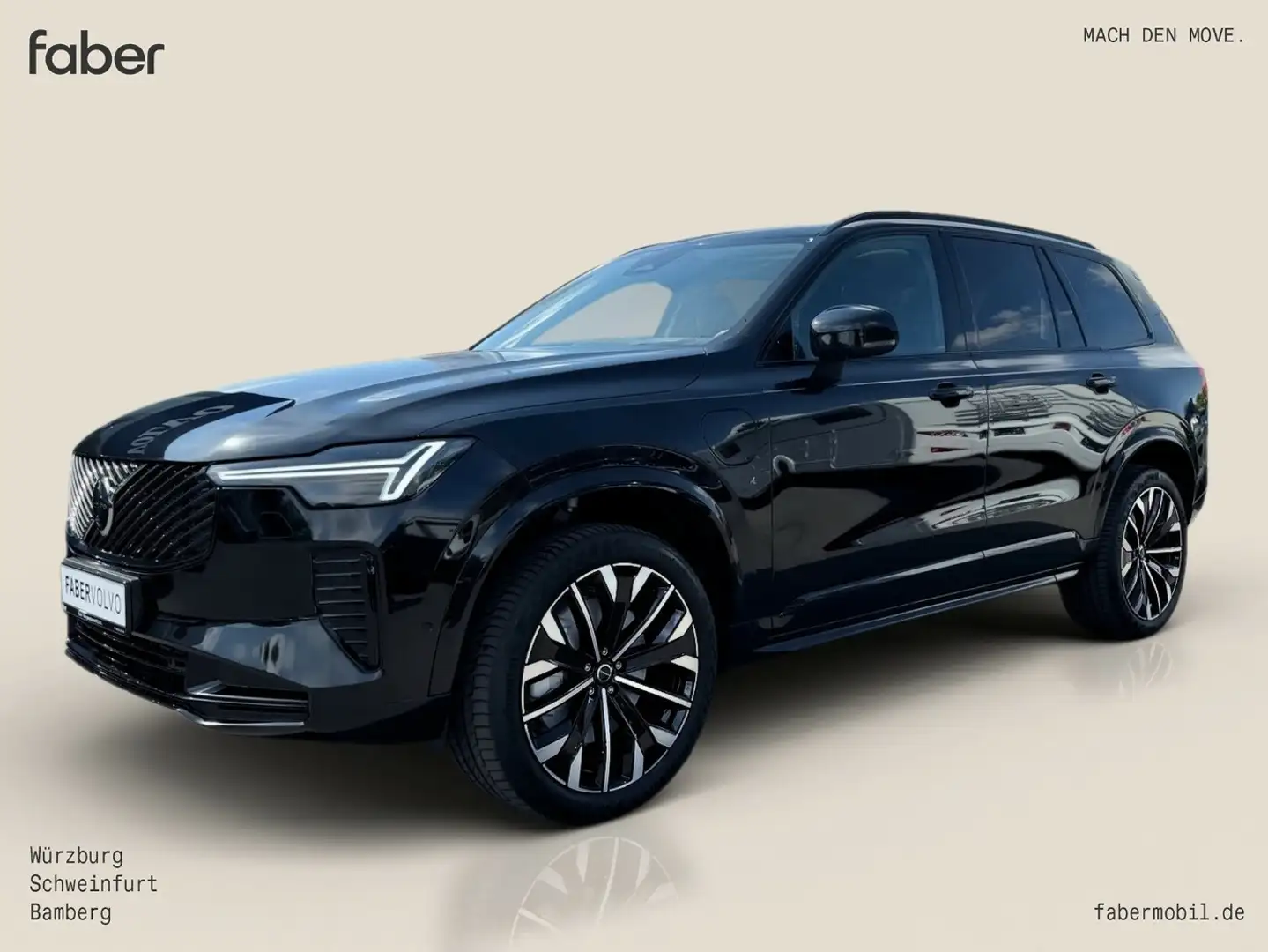 Volvo XC90 T8 AWD Recharge Ultra Dark 7-Sitzer Schwarz - 1