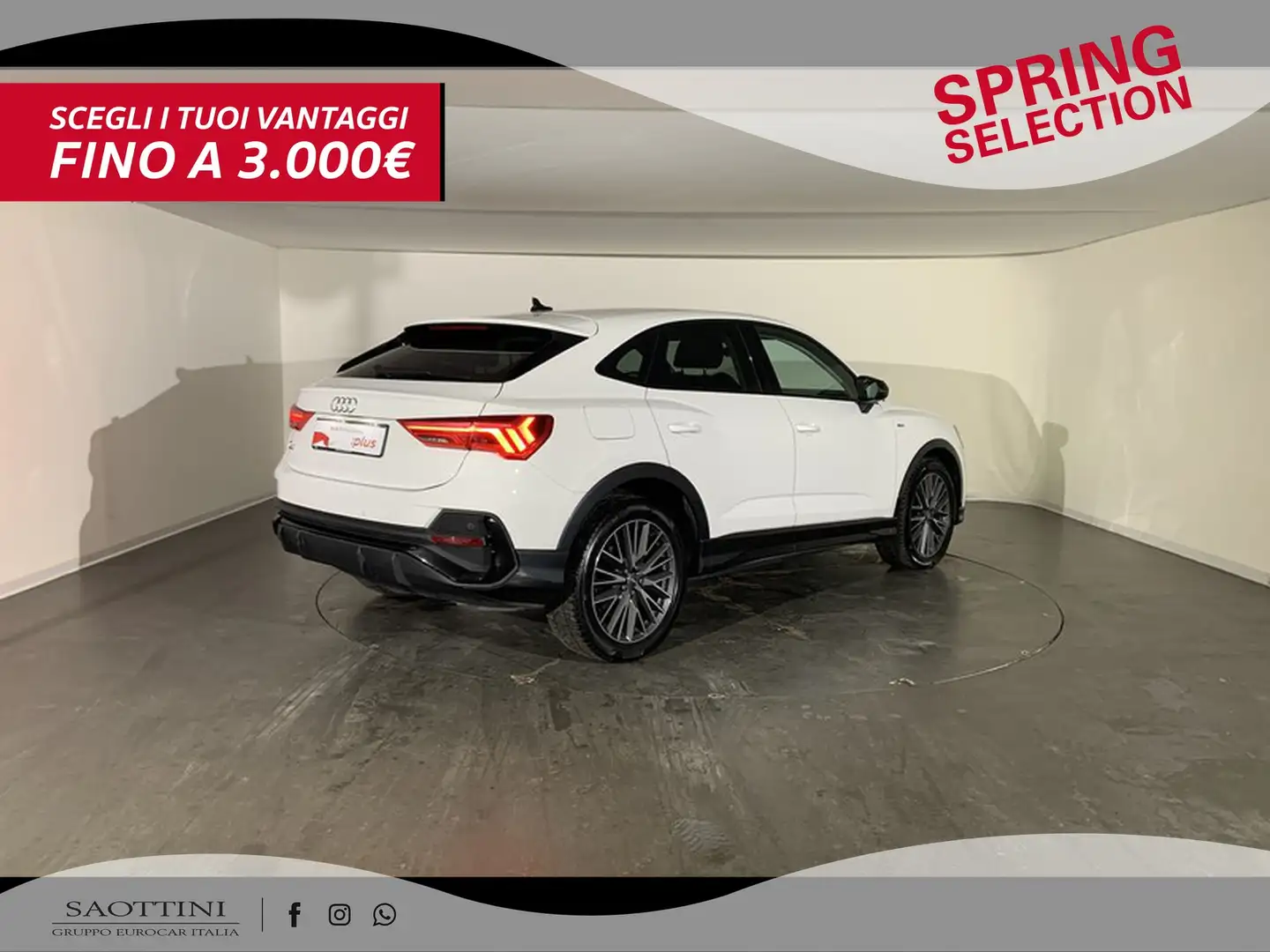Audi Q3 Sportback 35 2.0 TDI S line edition S tronic Bianco - 2