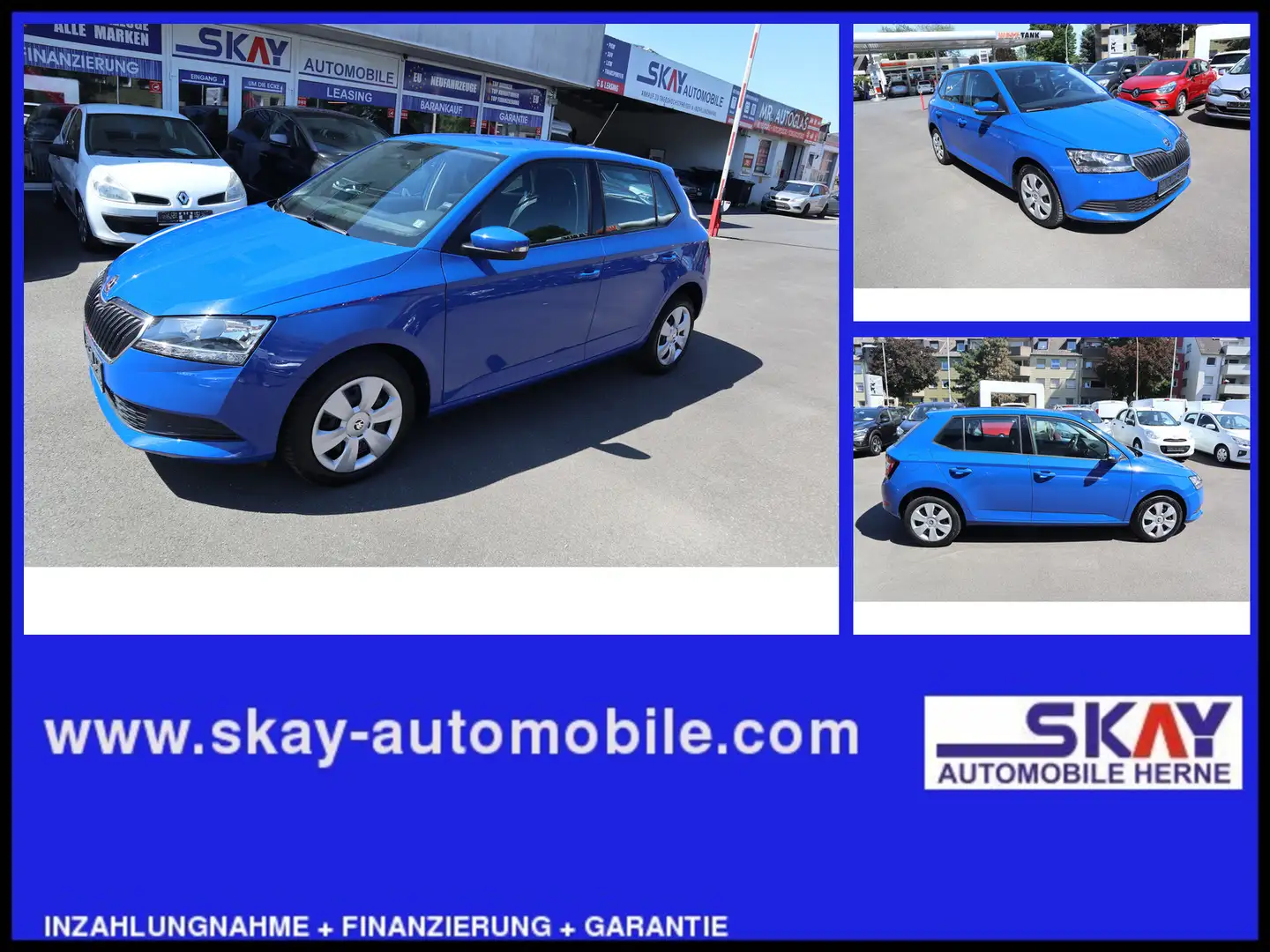 Skoda Fabia Cool Plus 1hd Klima SHZ Scheckheftgepflegt Bleu - 1