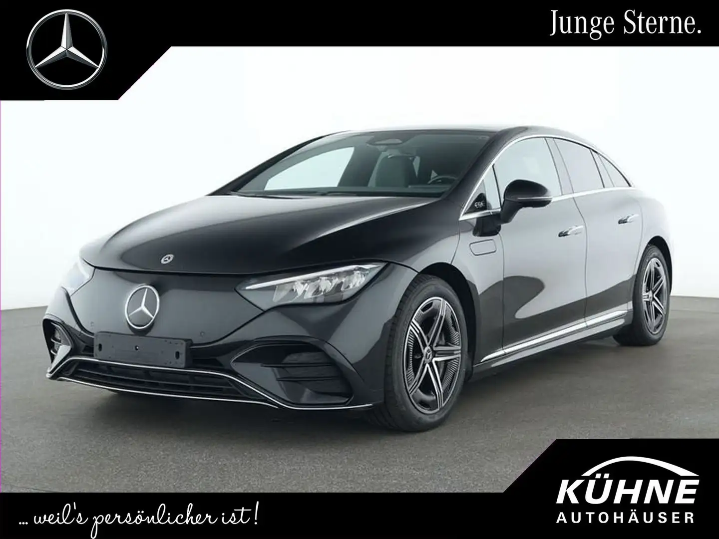 Mercedes-Benz EQE 350 4M AMG Line Ex & Int+Pano+Distro+Memory Schwarz - 1