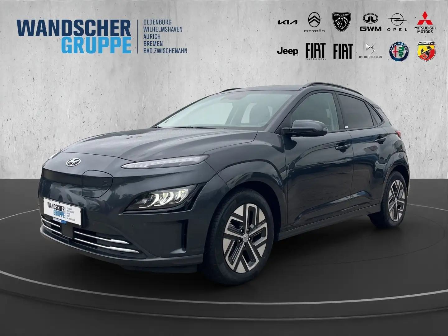 Hyundai KONA Elektro Kam.+LED+Navi+SHZ+ACC+PDC+SpurH+AUT Gris - 1