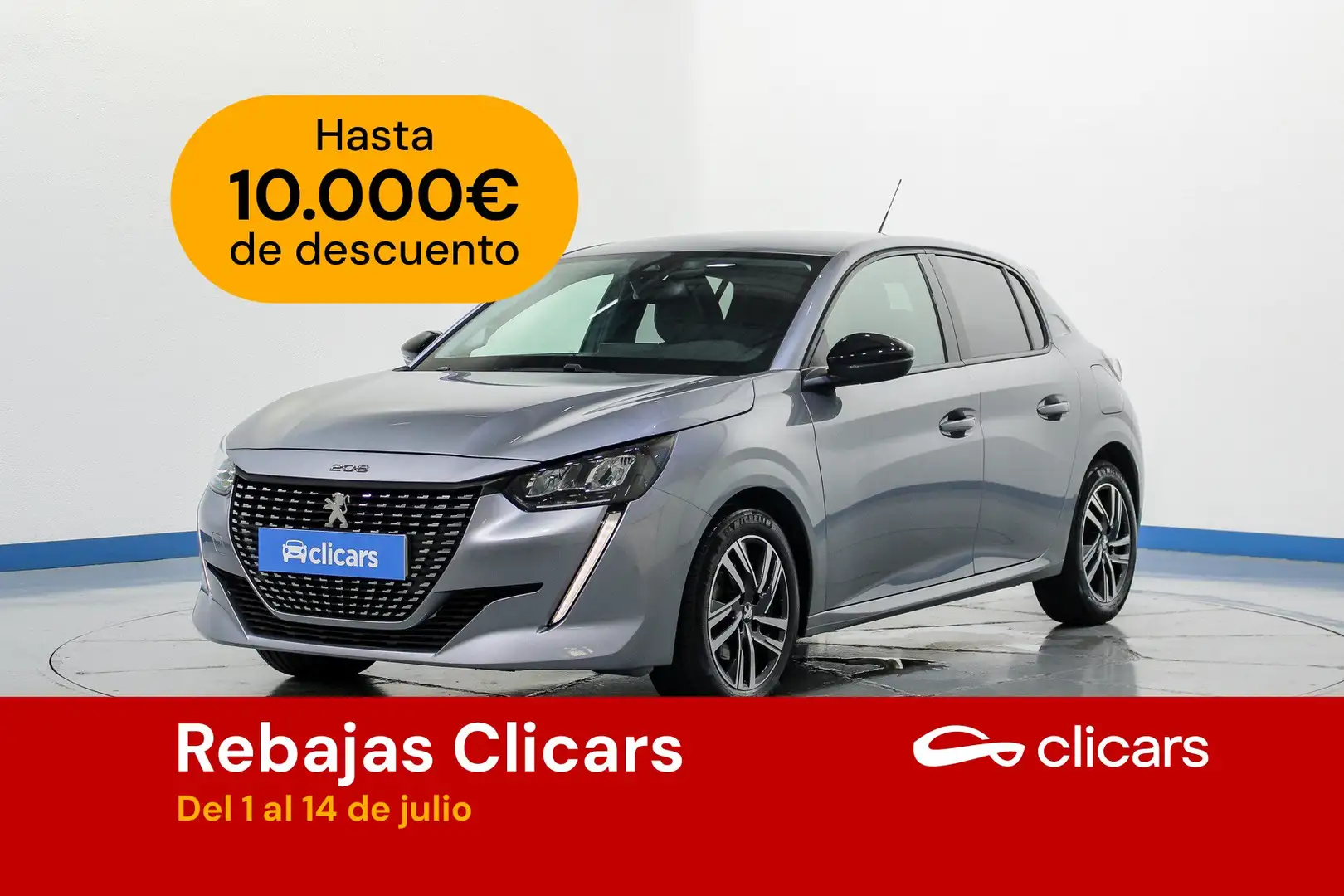 Peugeot 208 1.2 Puretech S&S Allure 100 Plateado - 1