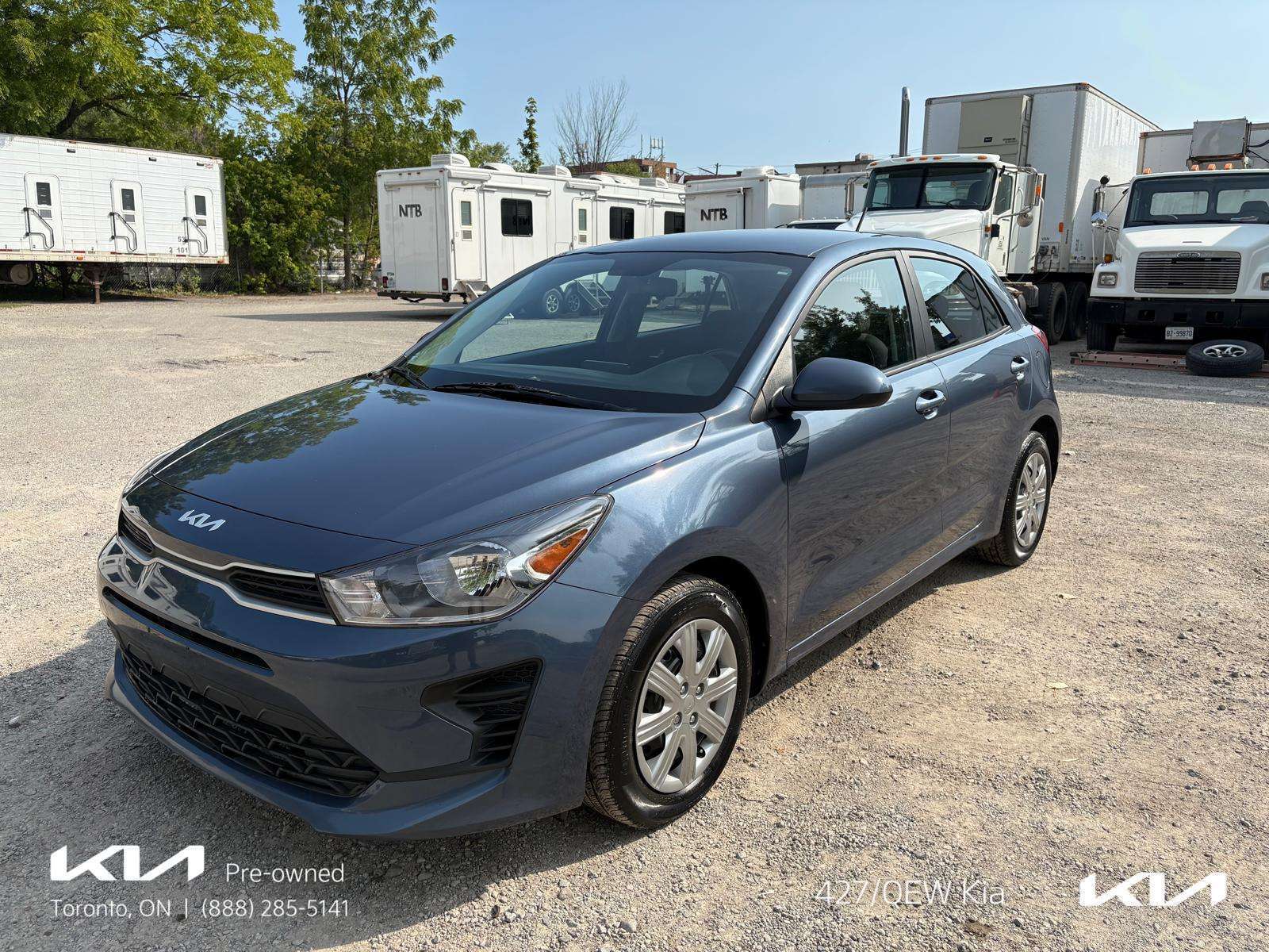 Blue 2023 Kia Rio5 Wagon Automatic