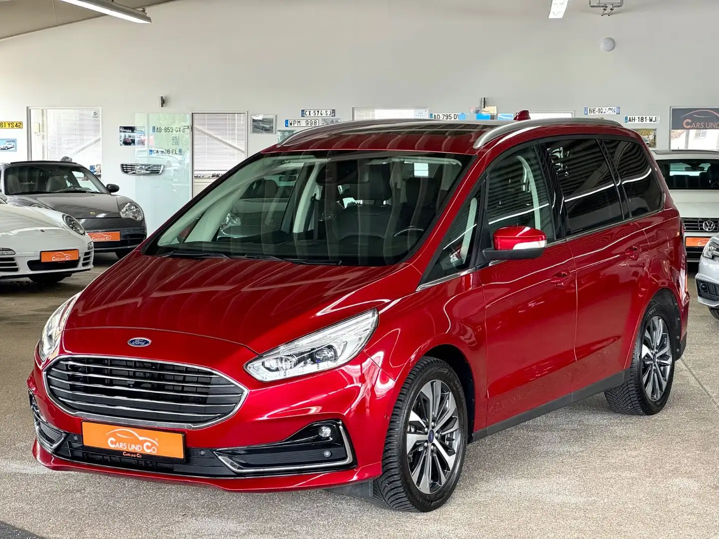 Ford Galaxy 2.0 TDCi ATG 7Sitz *SHZ*PAN*NAV*ACC*PDC* Rouge - 1