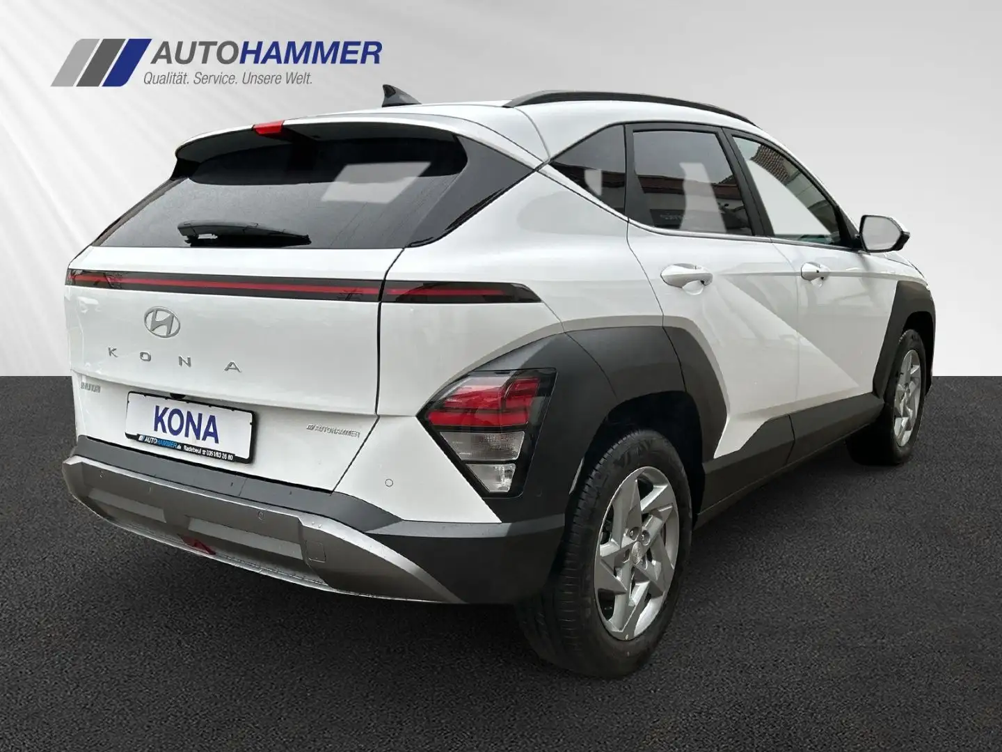 Hyundai KONA 1.6T DCT TREND Navi LED Navi Ass.-P. el.HK Weiß - 2