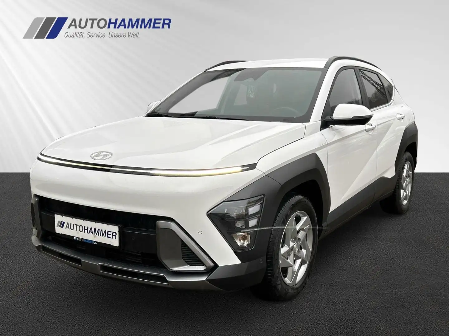 Hyundai KONA 1.6T DCT TREND Navi LED Navi Ass.-P. el.HK Weiß - 1