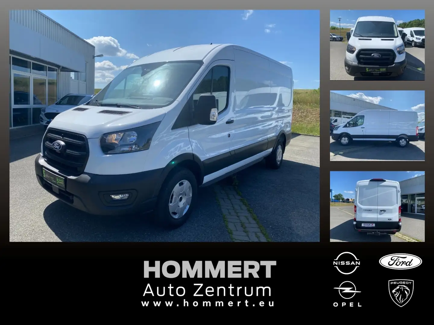 Ford Transit Kasten 2.0 TDCi 350 L3 Trend SpurH PDC Weiß - 1