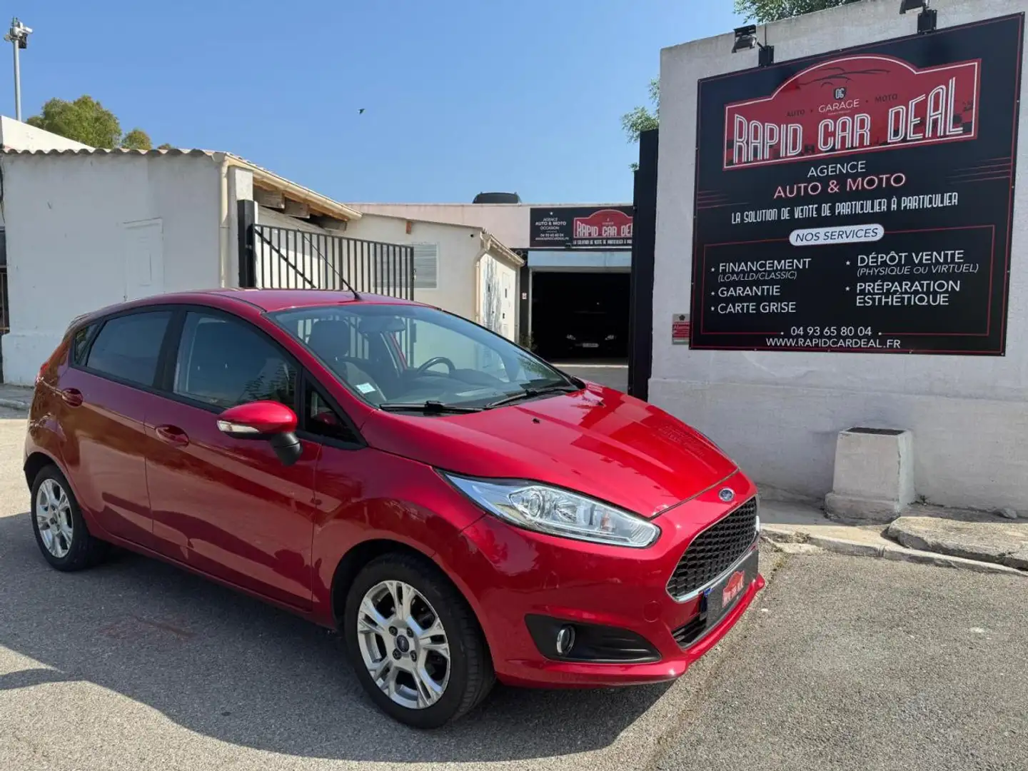 Ford Fiesta Fiesta 1.25i - 82 BERLINE Edition PHASE 2 Rouge - 1