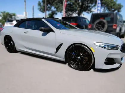 Gray 2020 BMW 8 Series Convertible All-Wheel Drive Automatic