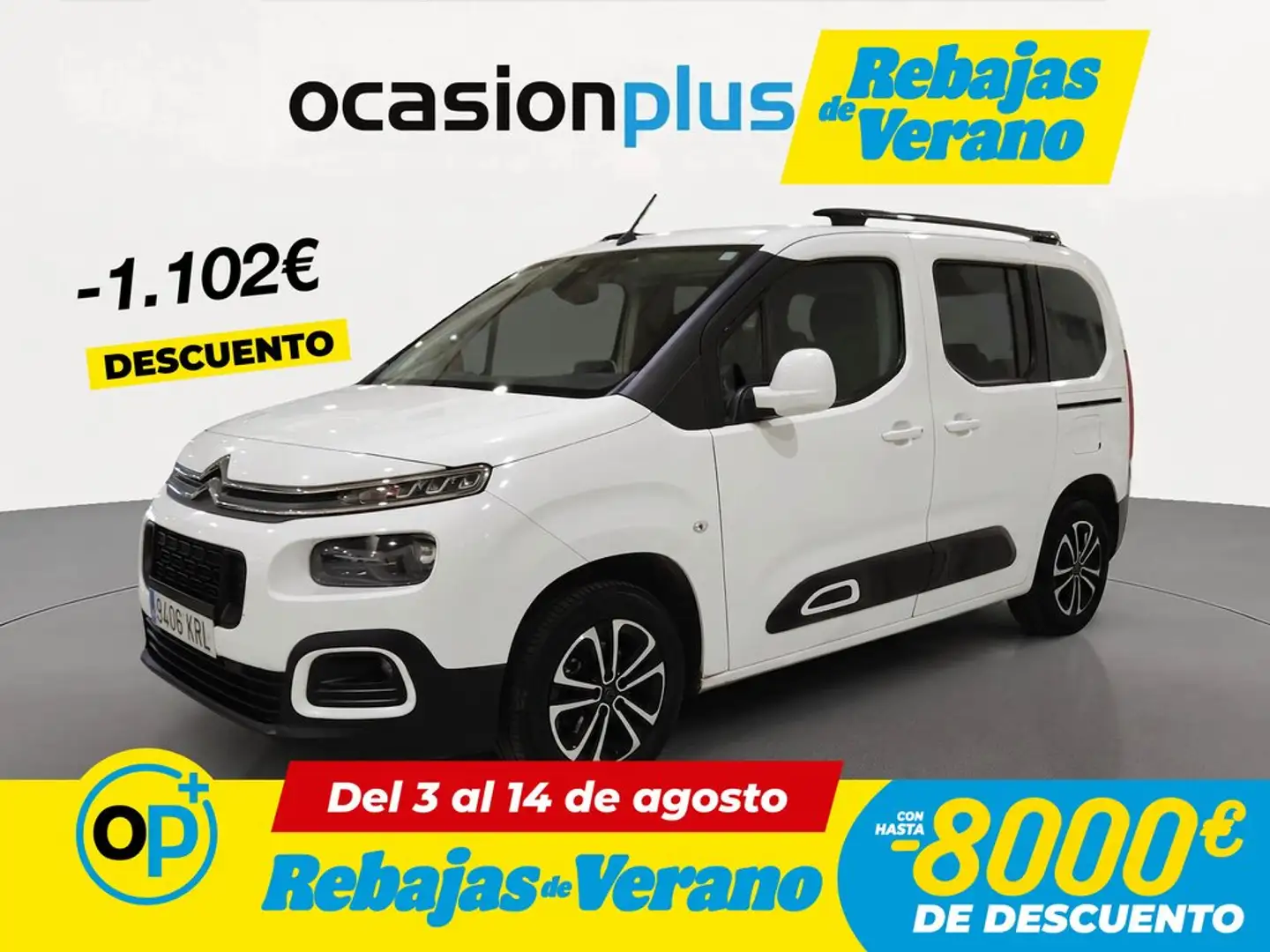 Citroen Berlingo BlueHDi S&S Talla M Shine 100 Blanco - 1