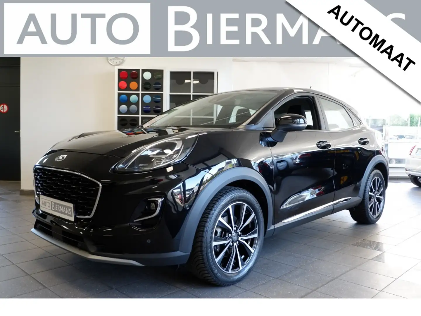 Ford Puma 1.0 EB Titanium Navi/Stoelverw. Rijklaarprijs 12mn Zwart - 1