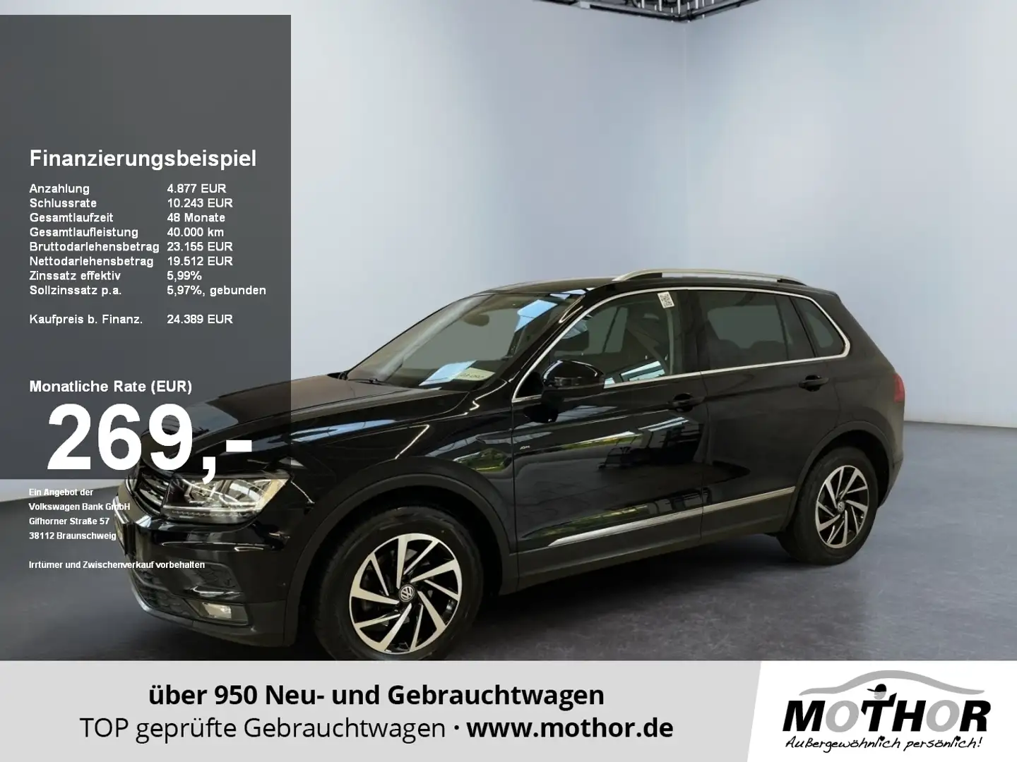 Volkswagen Tiguan Join 1.5TSI DSG el.Heckklappe Standheizung Zwart - 1