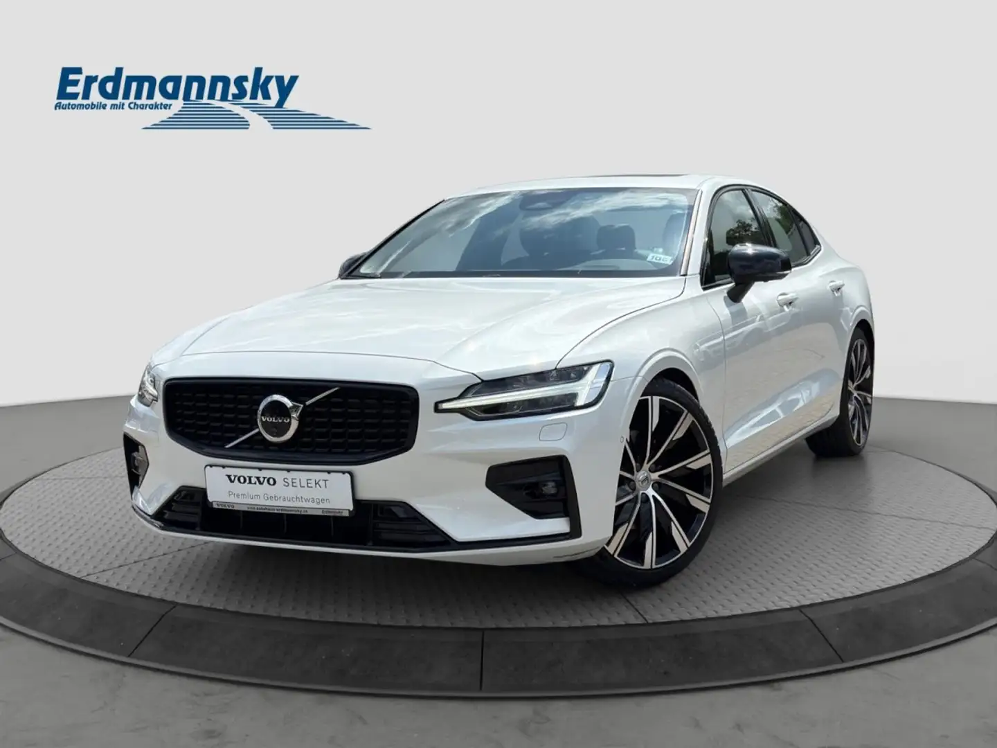 Volvo S60 B4 Plus Dark/Leder/Navi/Pano/Standhz/20Zoll Klima Weiß - 1
