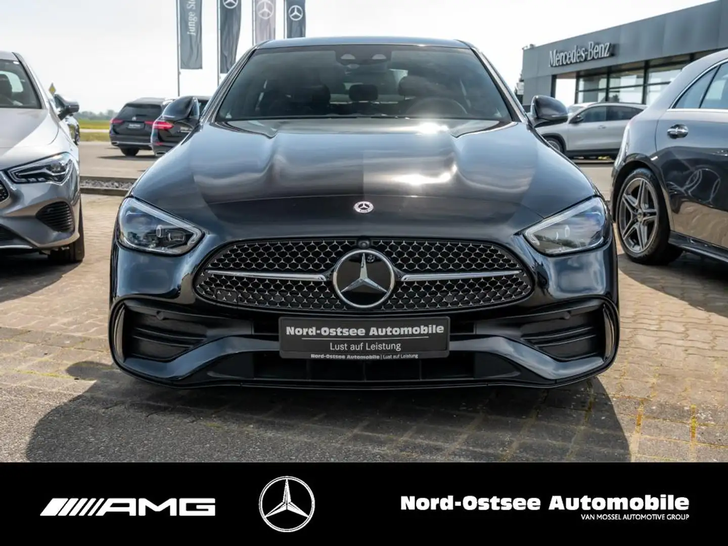 Mercedes-Benz C 300 d AMG PREM. NIGHT DISTRO KEYLESS 360° Noir - 2