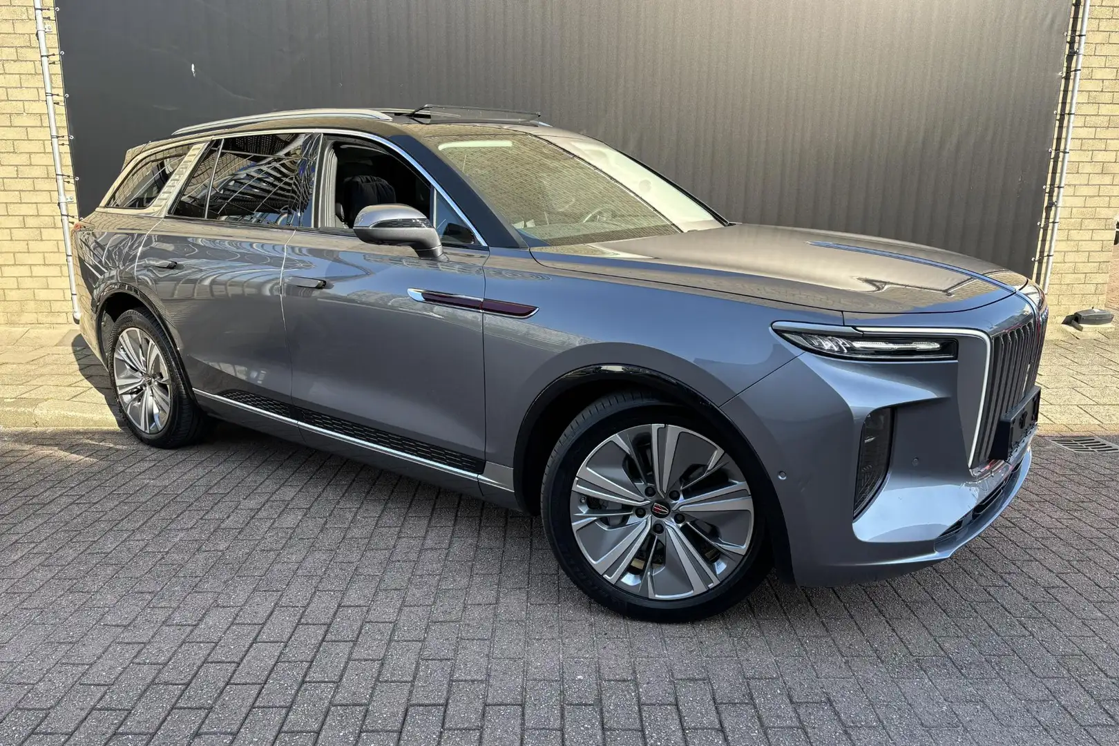 Hongqi E-HS9 President 99 kWh | Panoramisch Dak | Wit/Zwart Int Grau - 2