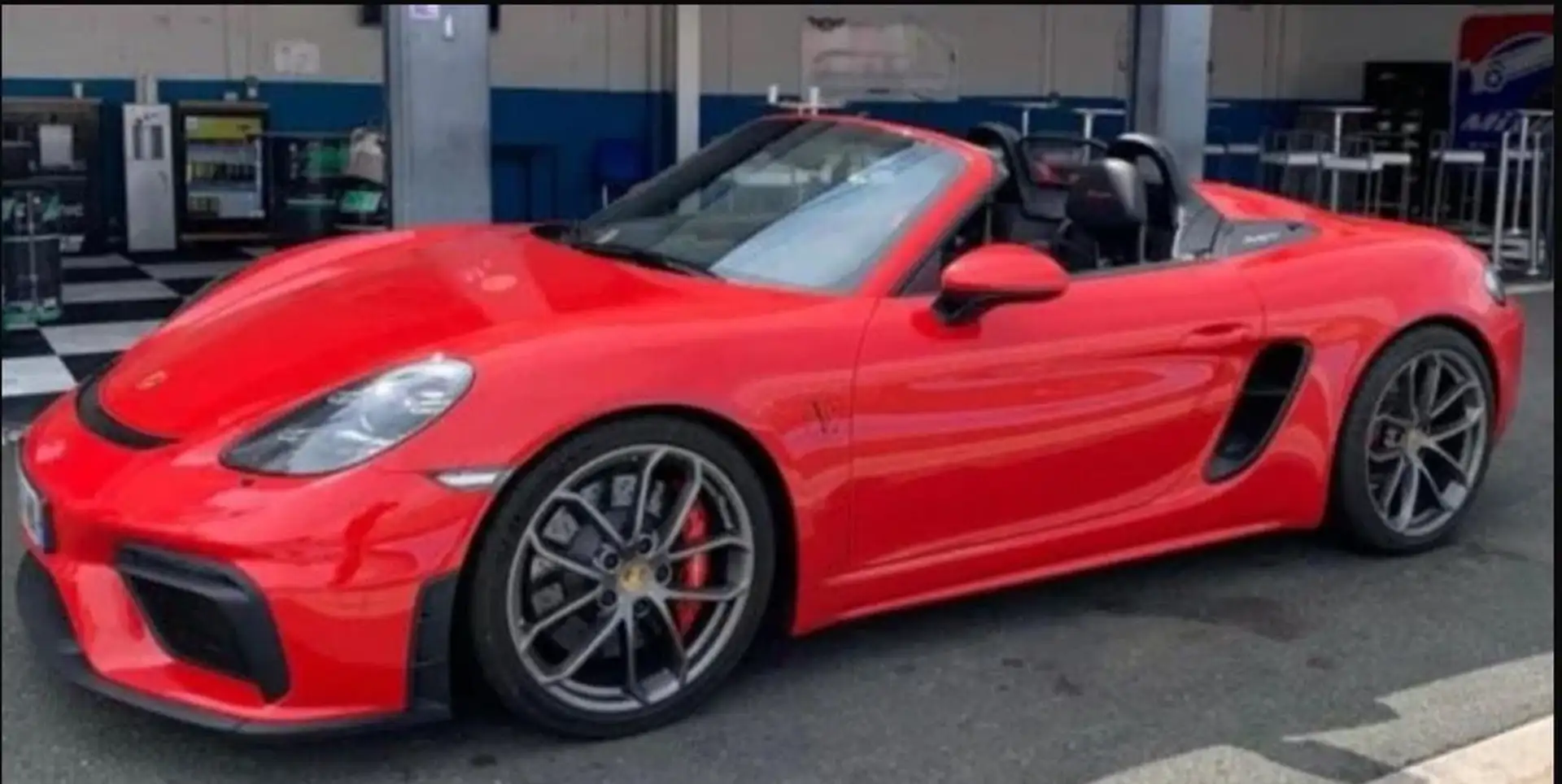 Porsche 718 spyder boxster ges 918 configuration usine Rot - 2