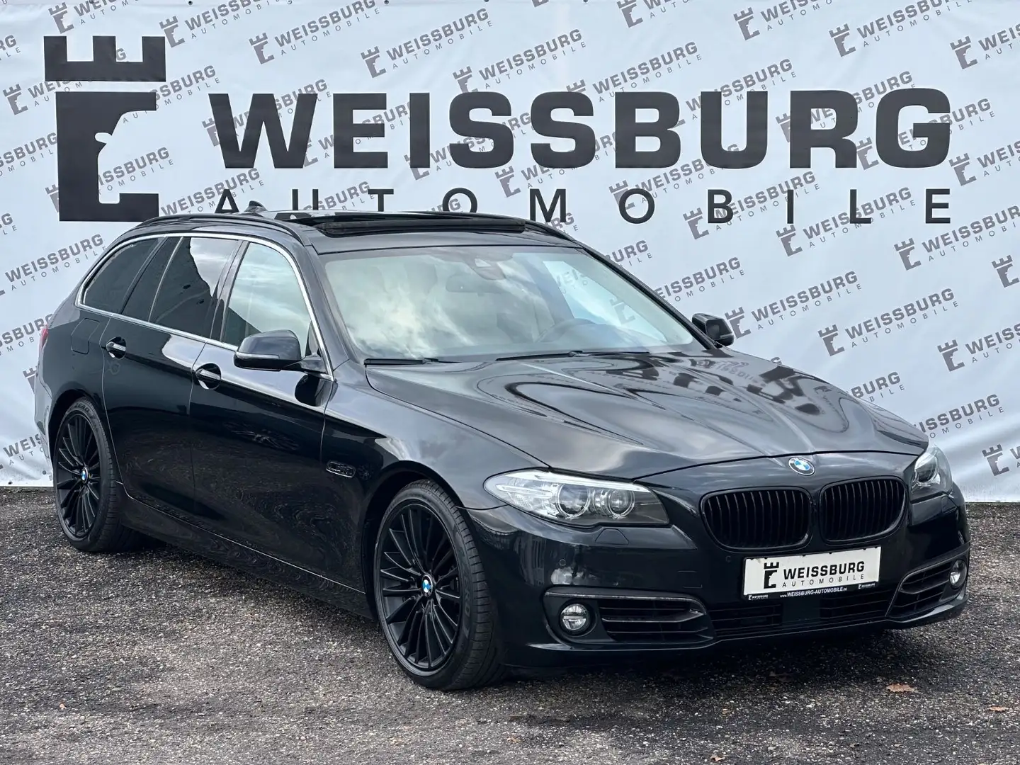 BMW 525 d xDrive PANO*KAMERA*H&K*ACC*SPUR*KEYLESS*SOF Schwarz - 1