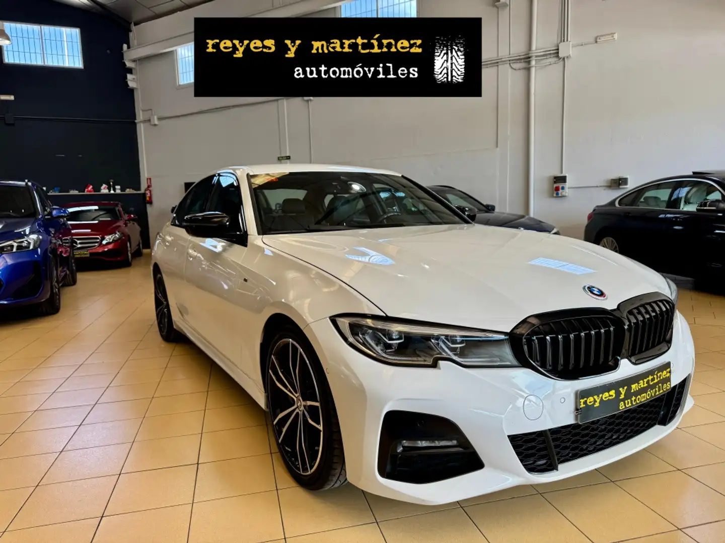 BMW 318 318dA Blanc - 2