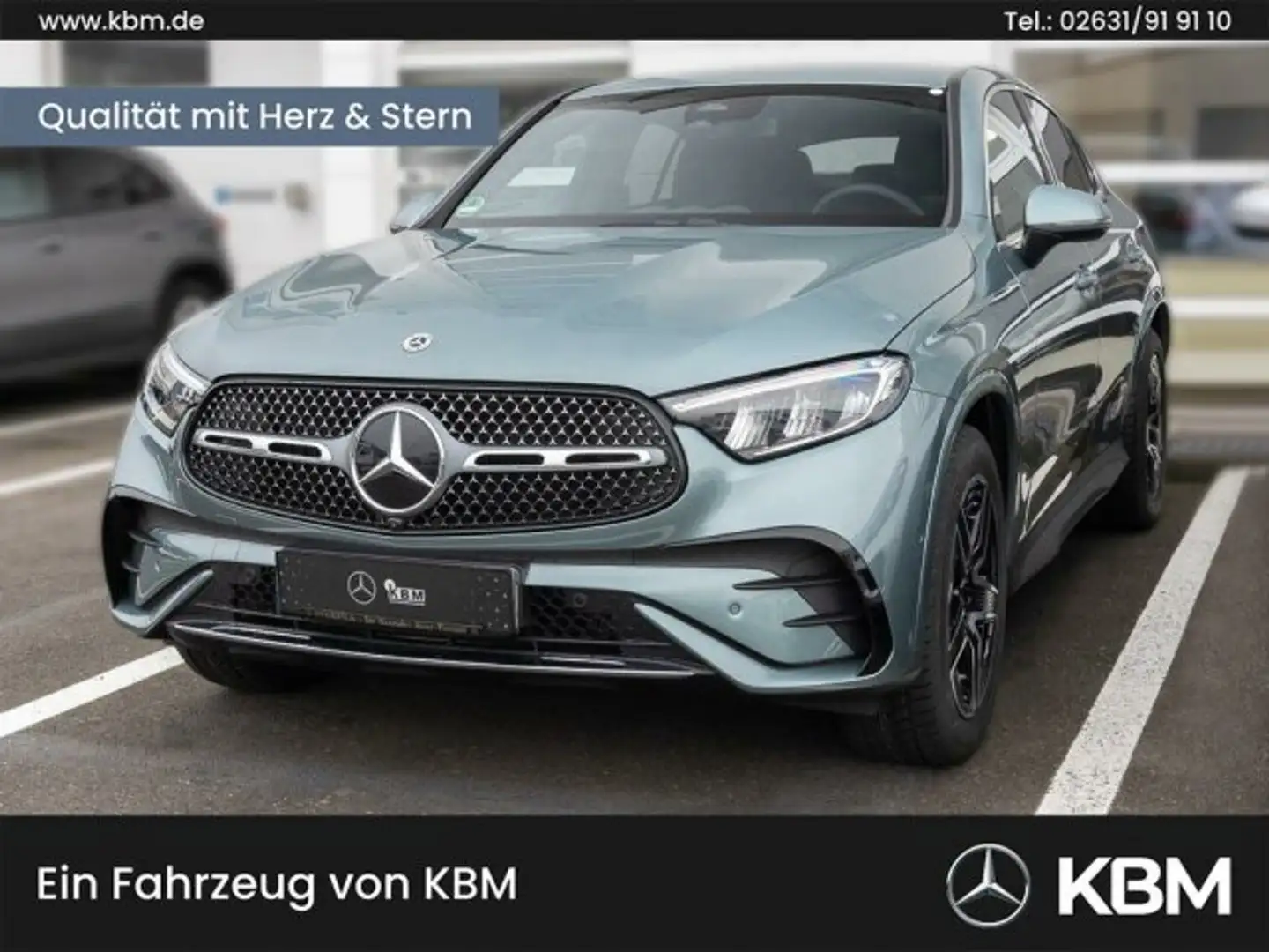 Mercedes-Benz GLC 200 GLC 200 4M Coupé AMG°EDITION°360°DISTR°MEMO°AHK° Silber - 1