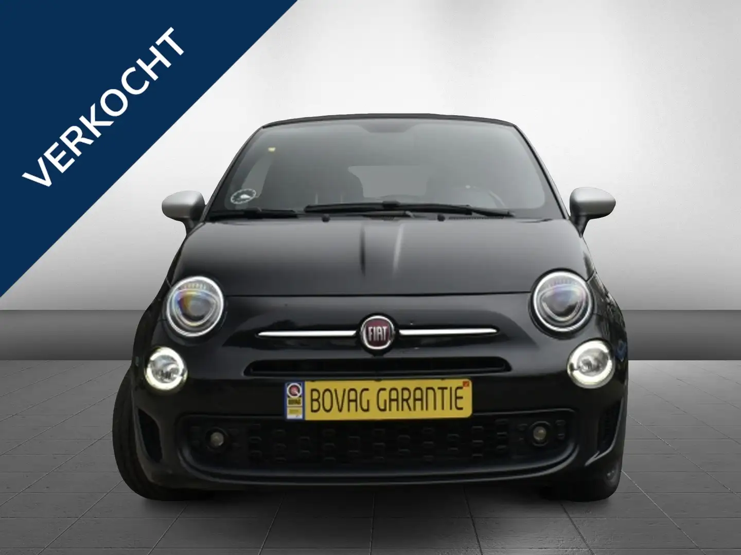 Fiat 500C cabrio Hybrid Connect hybride Noir - 2
