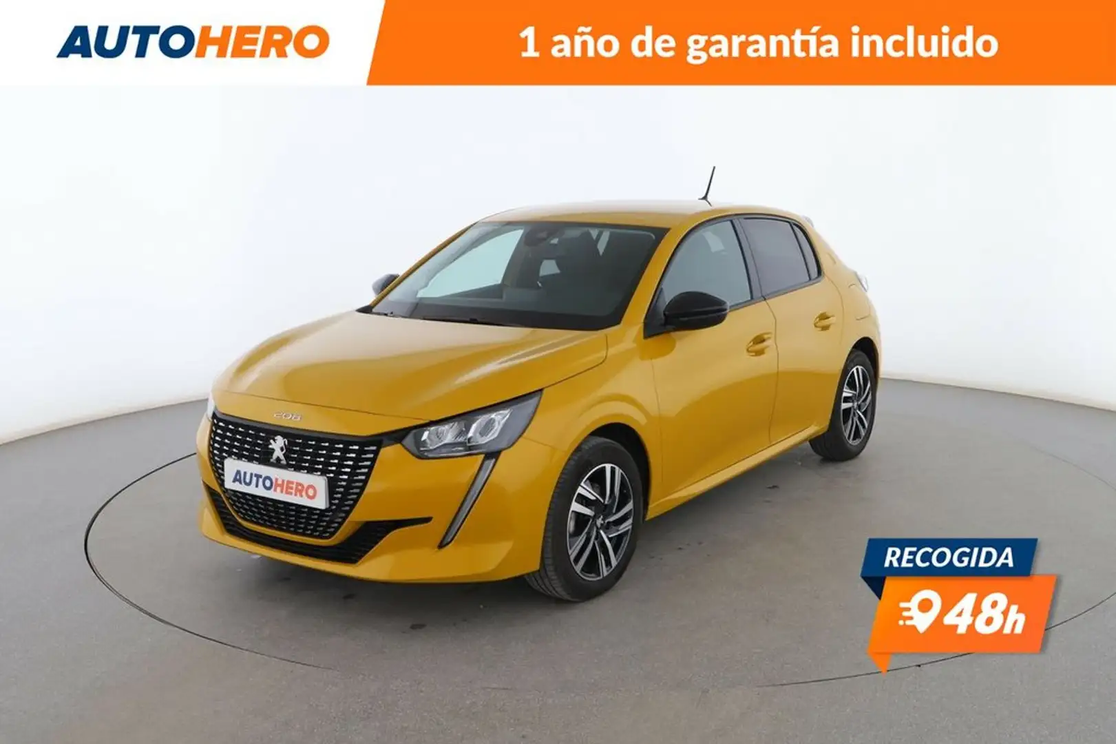 Peugeot 208 1.5 Blue-HDi Allure Pack Geel - 1