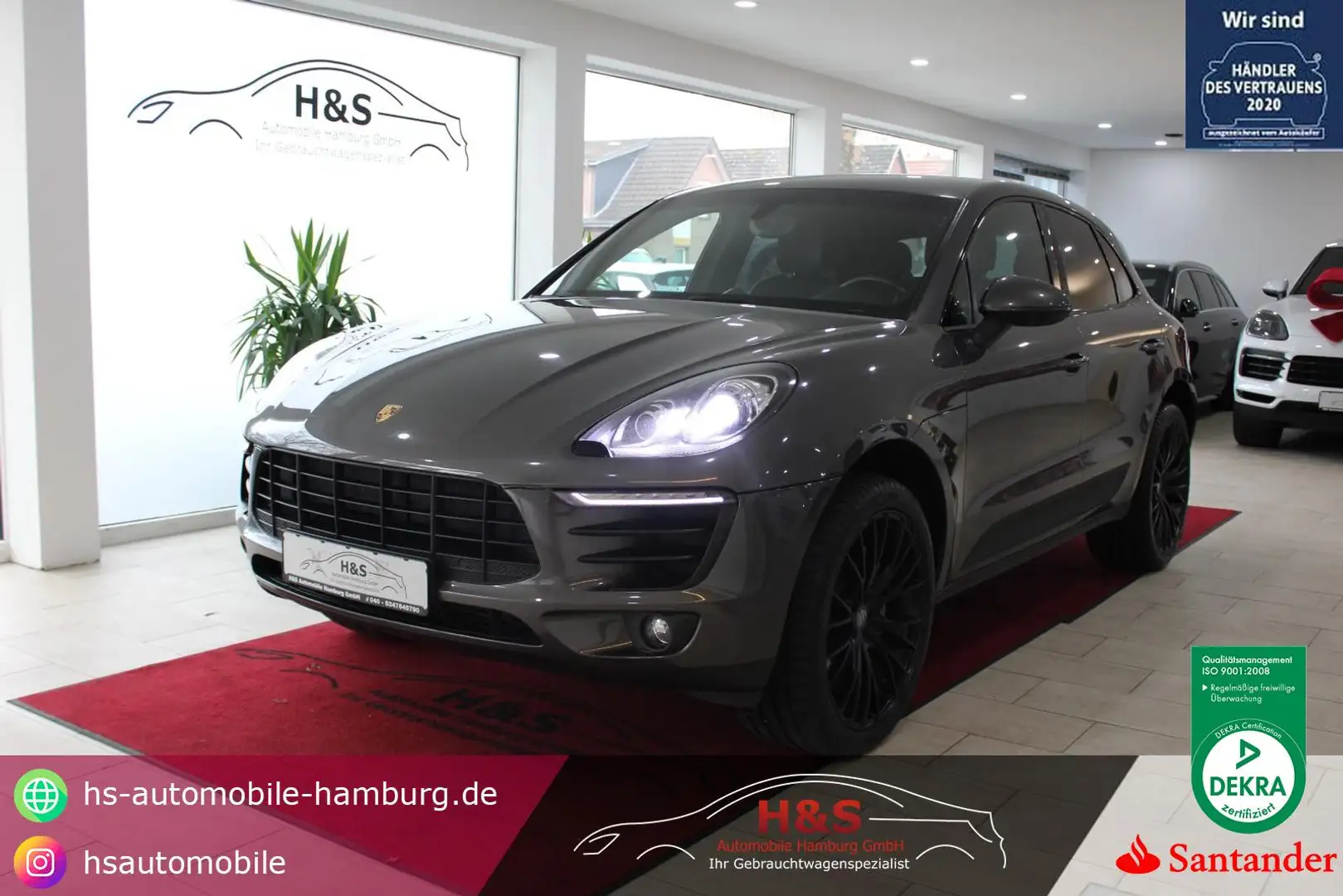 Porsche Macan S Diesel AHK*NAVI*Sport-Chrono-Paket Grau - 1