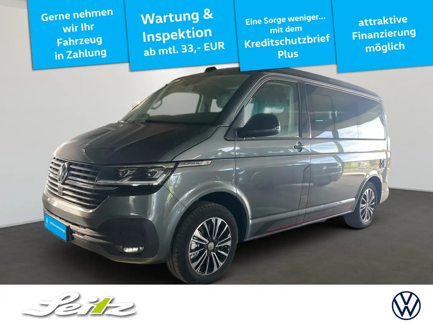 Volkswagen T6.1 California 2.0 TDI KR Ocean Edition *NAVI*KAMERA*STANDH* Grau - 1