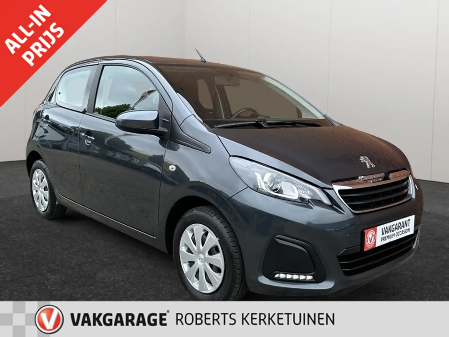 Peugeot 108 1.0 e-VTi Active Pack Techno- Petit, charmant & te Grijs - 1