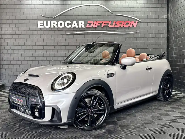 MINI Cooper S Cabrio JCW 178 CV *CAM* *HARMAN* *TÊTE HAUTE* *CUIR*