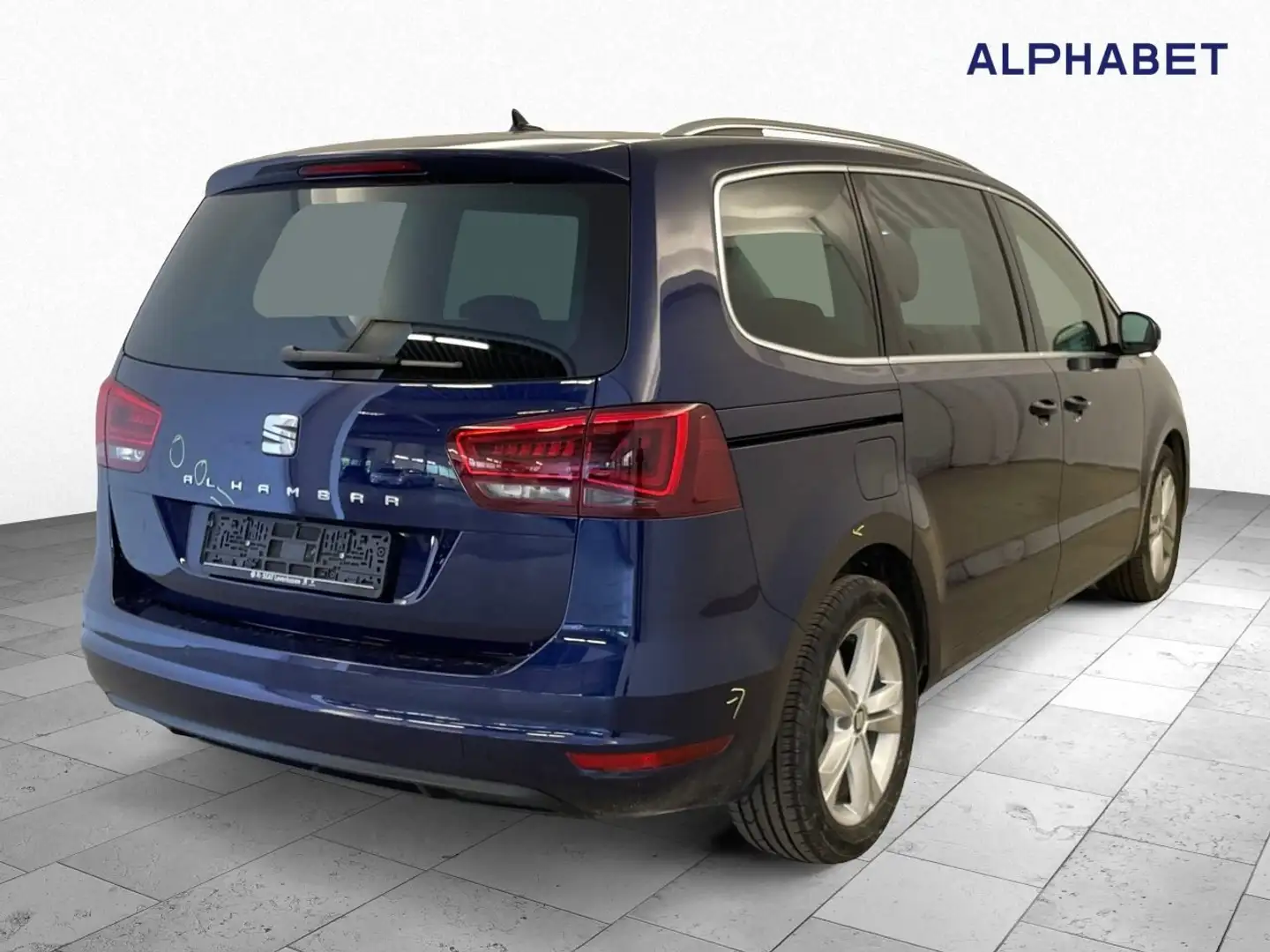 SEAT Alhambra 2.0 TDI Xcellence 7-Sitze 7Sitz Blau - 2