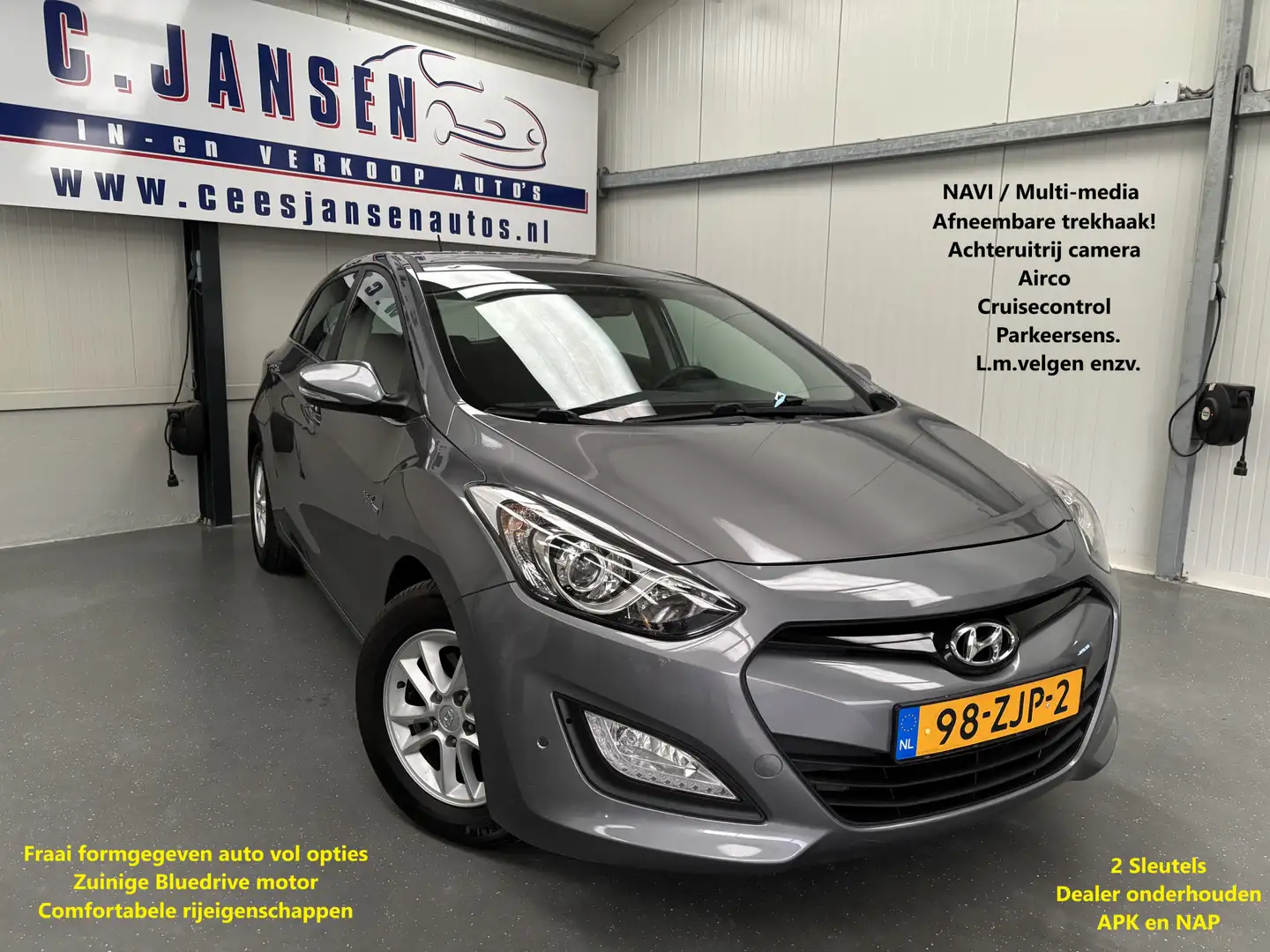 Hyundai i30 1.6 GDI i-Vision VOL OPTIES !! Gris - 1