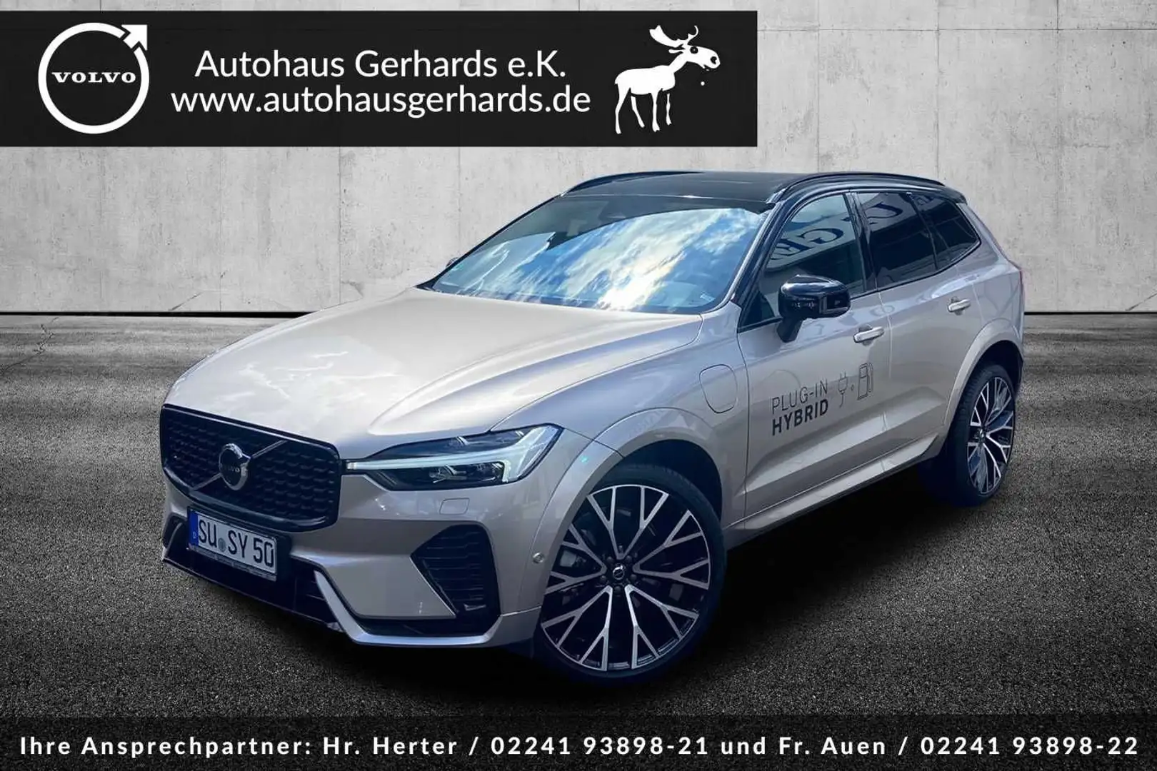 Volvo XC60 Ultimate, T8 AWD Plug-in Hybrid, Dark, B&W, - 1
