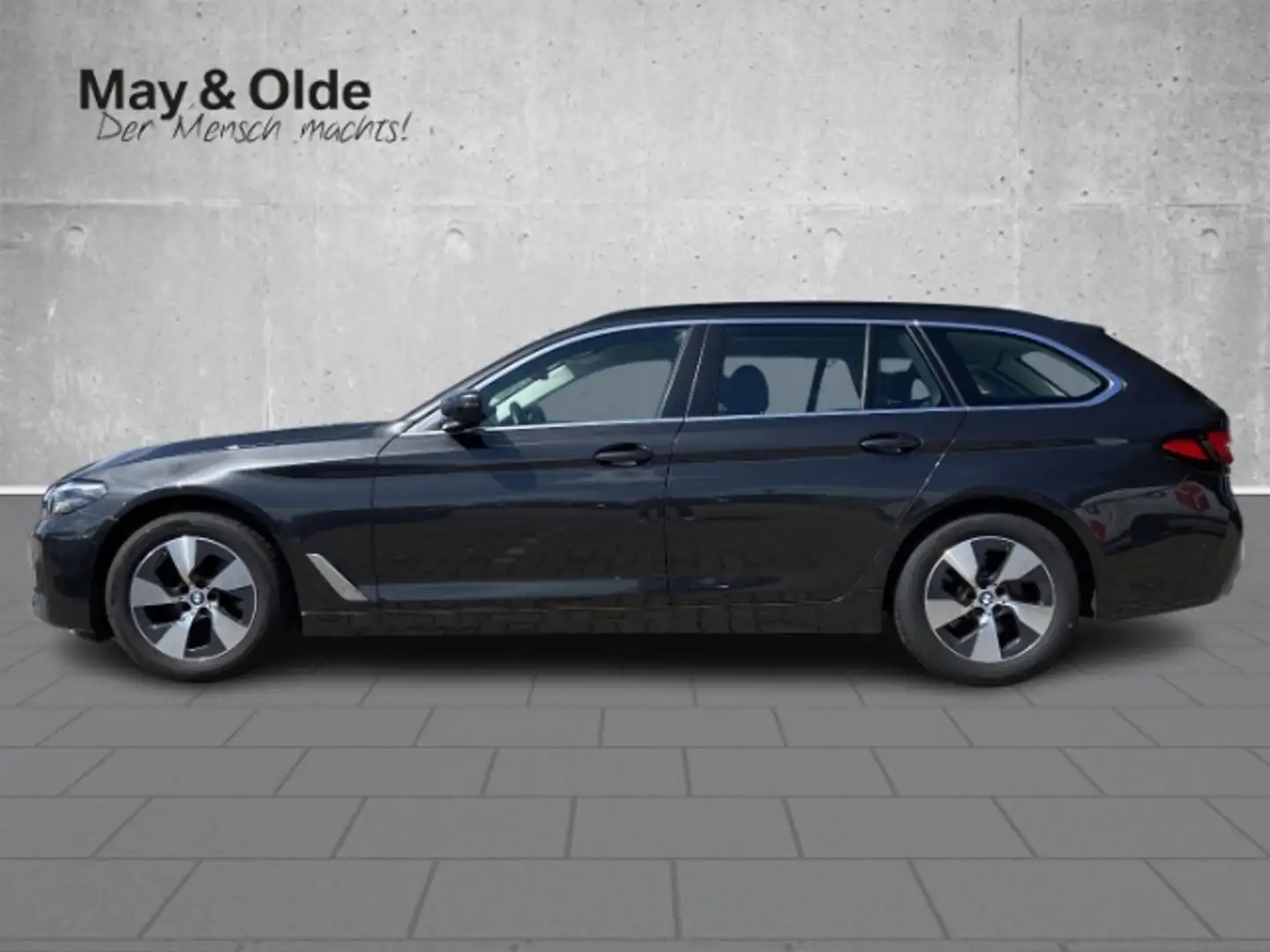 BMW 520 D A Luftfederung AHK-klappbar AHK Navi Digitales C Grau - 2