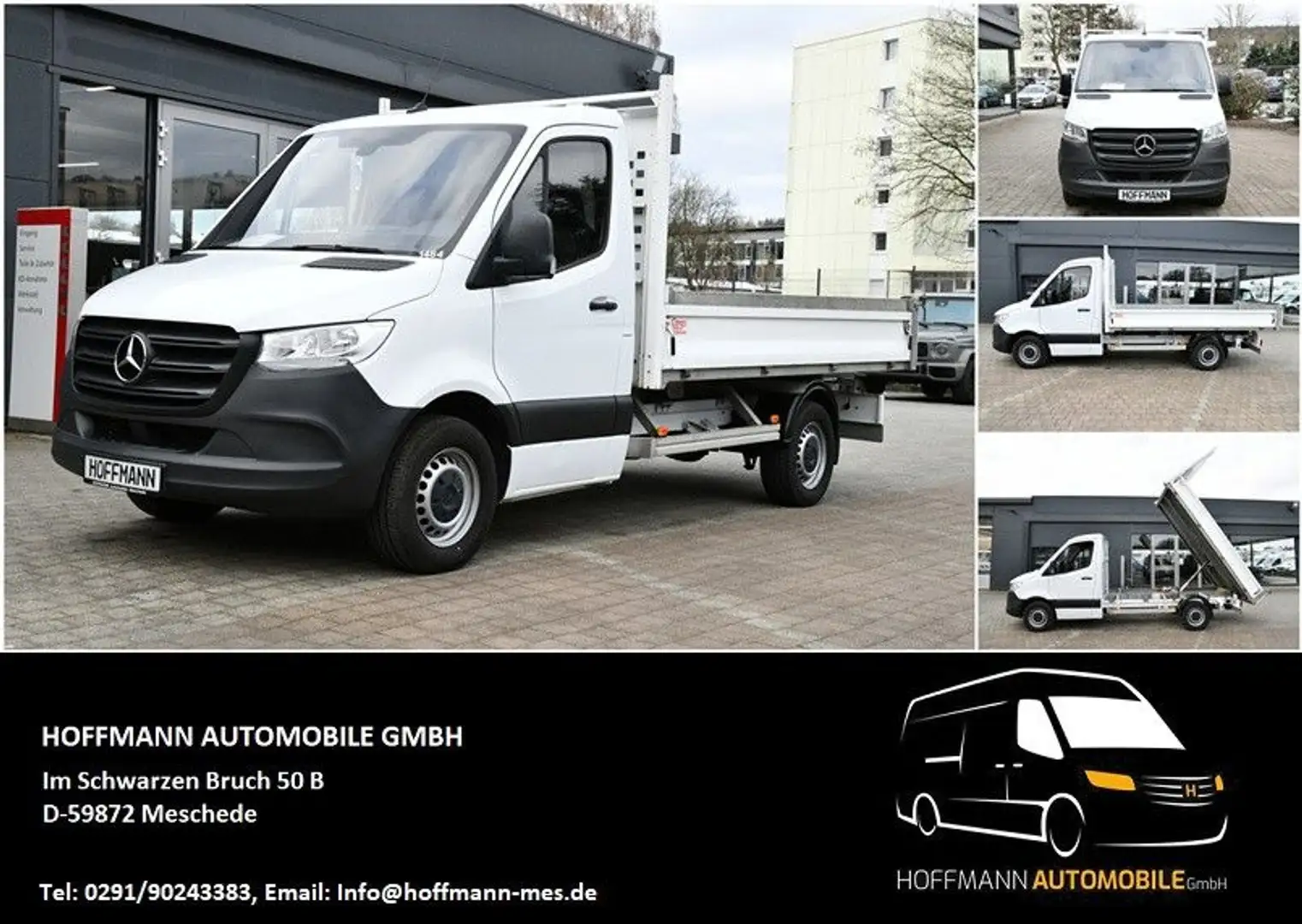 Mercedes-Benz Sprinter Pritsche/Kipper RWD 317 CDI L2 Klima Weiß - 1