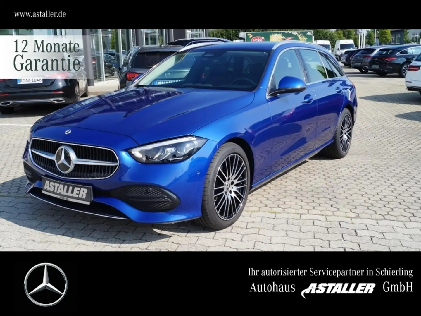 Mercedes-Benz C 180 T Avantgarde 2x AHK+MBUX+LED+Navi+Park+Kam Blau - 1