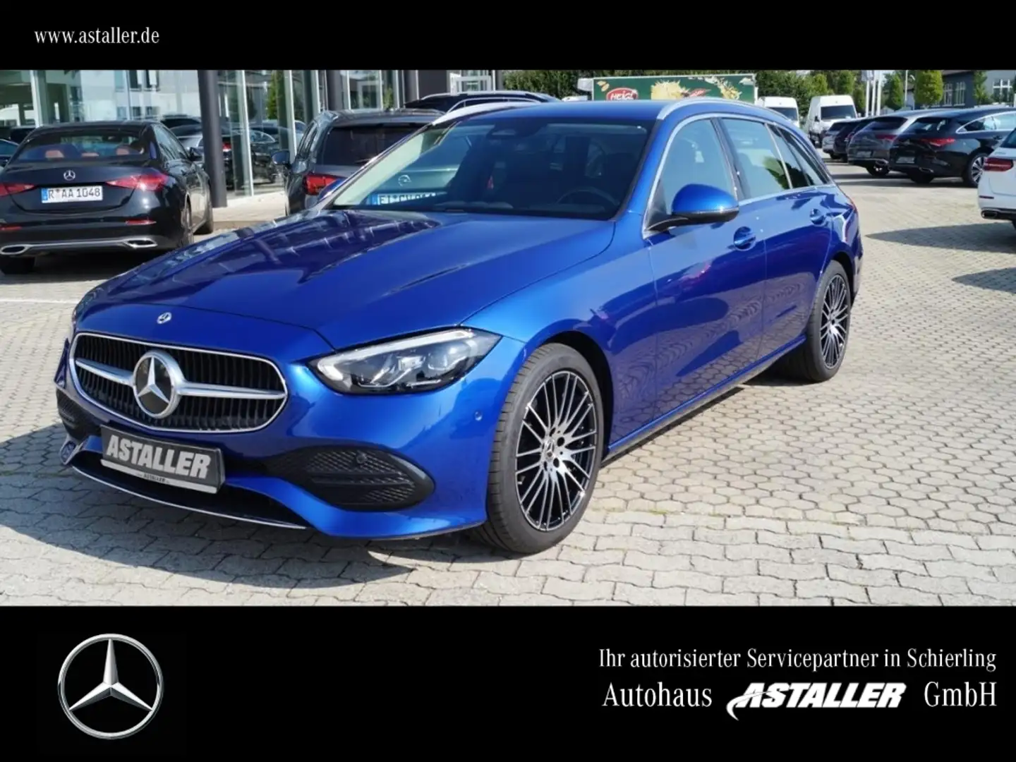 Mercedes-Benz C 180 T Avantgarde 2x AHK+MBUX+LED+Navi+Park+Kam Blau - 1