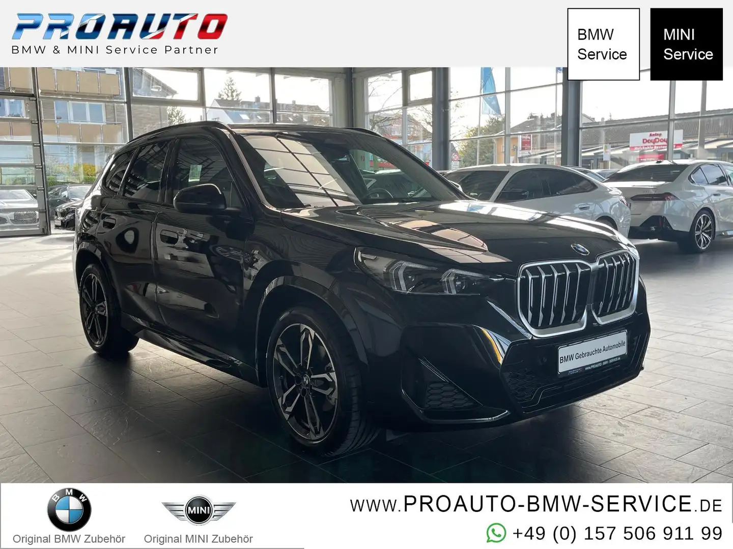 BMW X1 18i sDrive M Sport M- AHK/PANO/K.Zg/19° Schwarz - 1